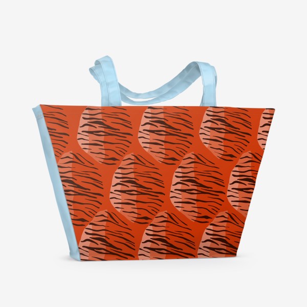 Пляжная сумка «Тигровый узор»