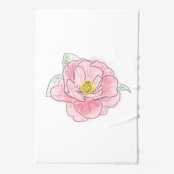 Полотенце «Розовый цветок»