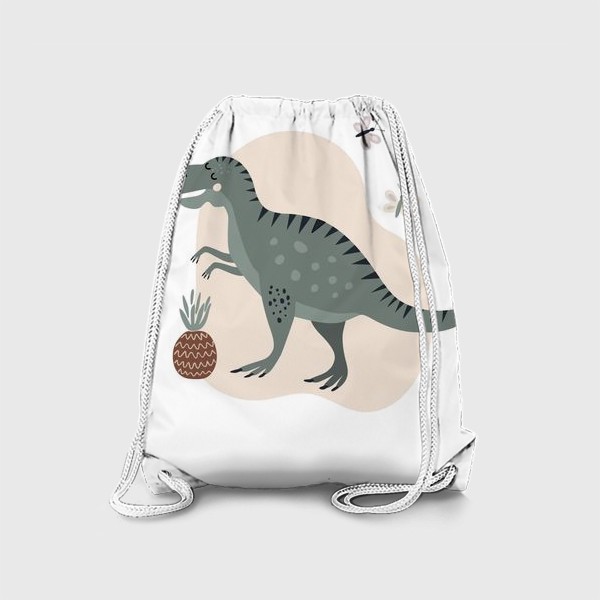 Рюкзак «зеленый динозавр »