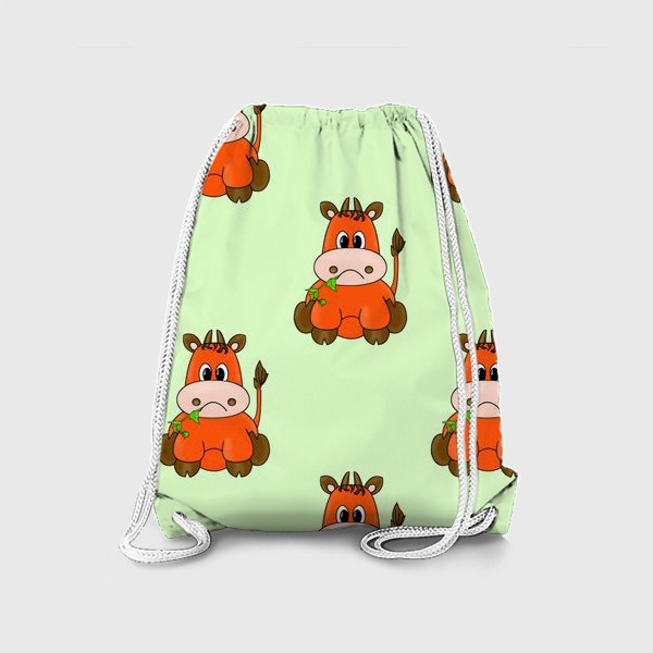 Рюкзак «Оранжевые коровки»