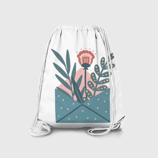 Рюкзак «Конверт с цветами»