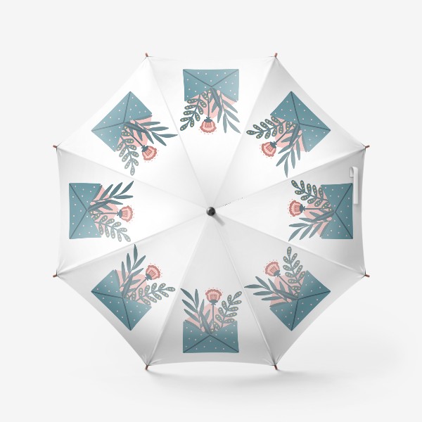 Зонт «Конверт с цветами»