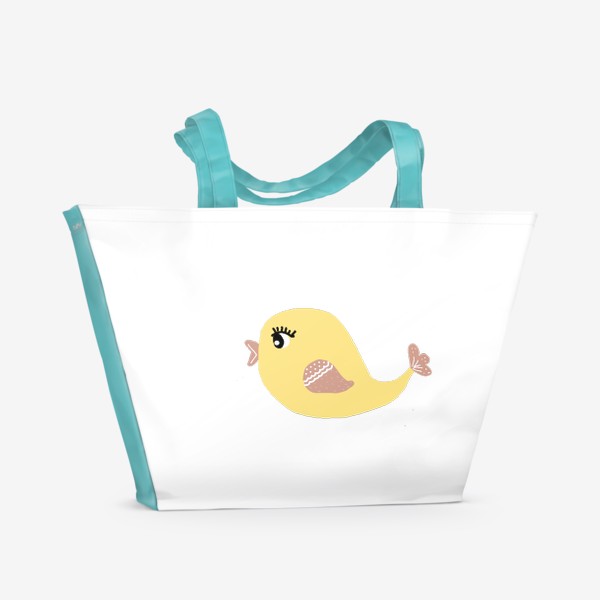 Пляжная сумка «Желтая птичка»