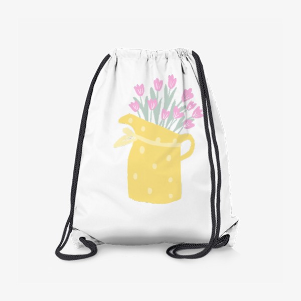 Рюкзак «Тюльпаны в вазочке»