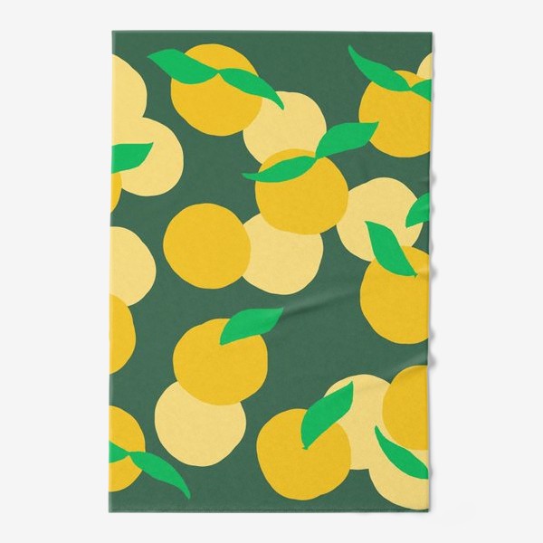 Полотенце «паттерн с апельсинами»