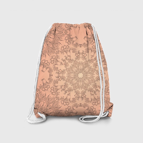 Рюкзак «Паттерн цветочная мандала»