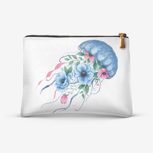 Косметичка «Медуза с анемонами»