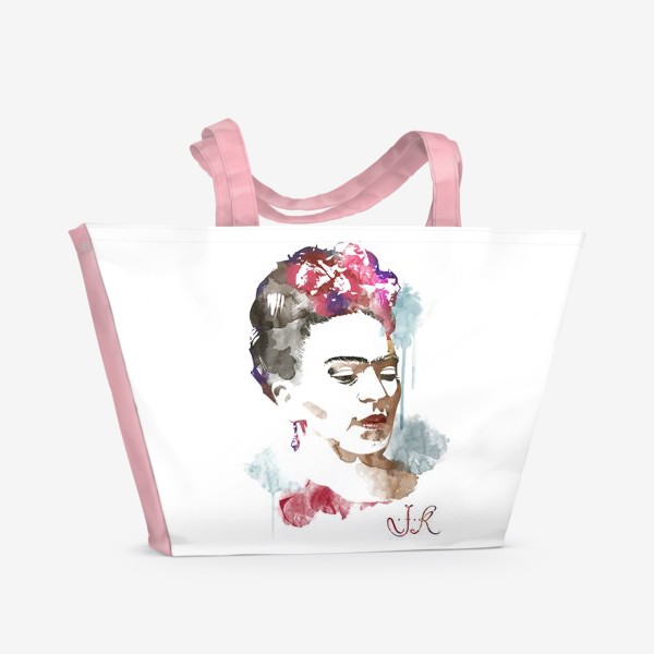Пляжная сумка «Кало Фрида (Kahlo Frida) - мексиканский художник и график»