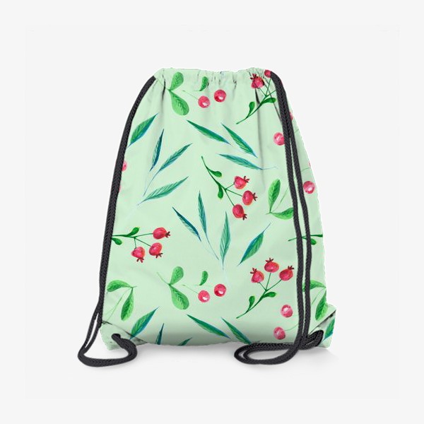 Рюкзак «Узор с лесными ягодами»