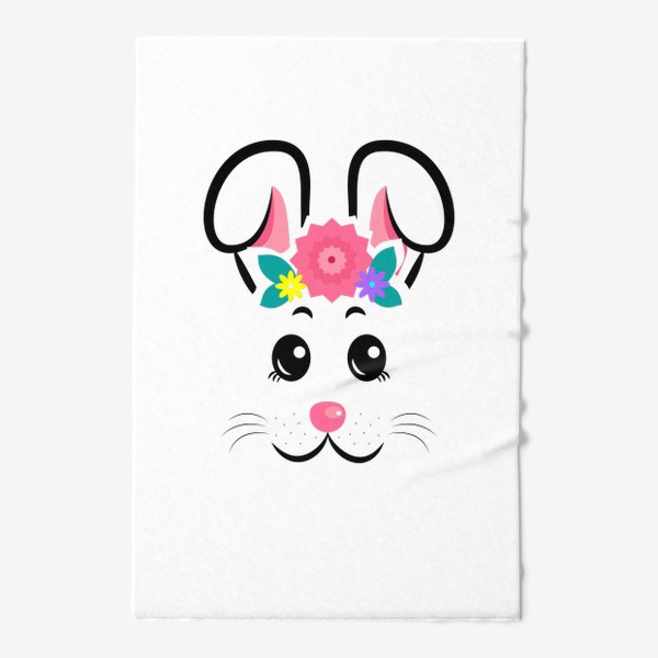 Полотенце «Пасхальный кавайный  кролик»