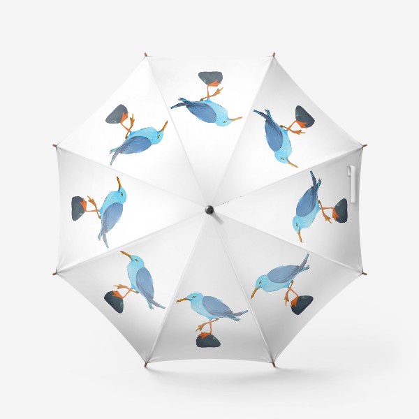Зонт «Чайка стоит на камне»