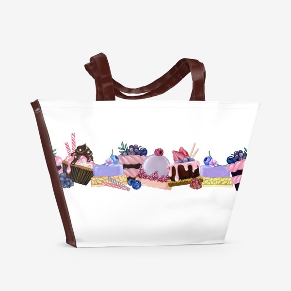 Пляжная сумка «Кексы»
