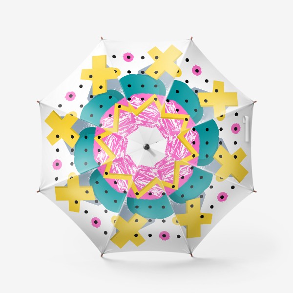 Зонт «Цветные формы»