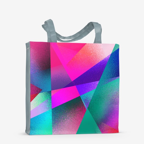 Сумка-шоппер «Яркий разноцветный геометрический узор»
