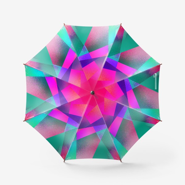 Зонт «Яркий разноцветный геометрический узор»