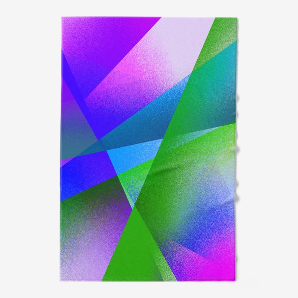 Полотенце «Яркий абстрактный геометрический узор»