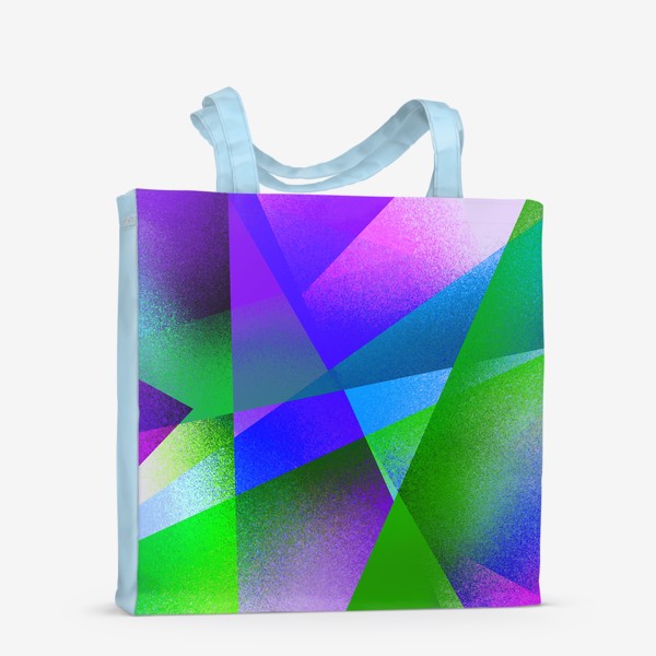 Сумка-шоппер «Яркий абстрактный геометрический узор»