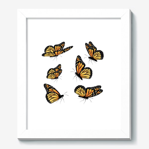 Картина «Порхающие бабочки Монархи»