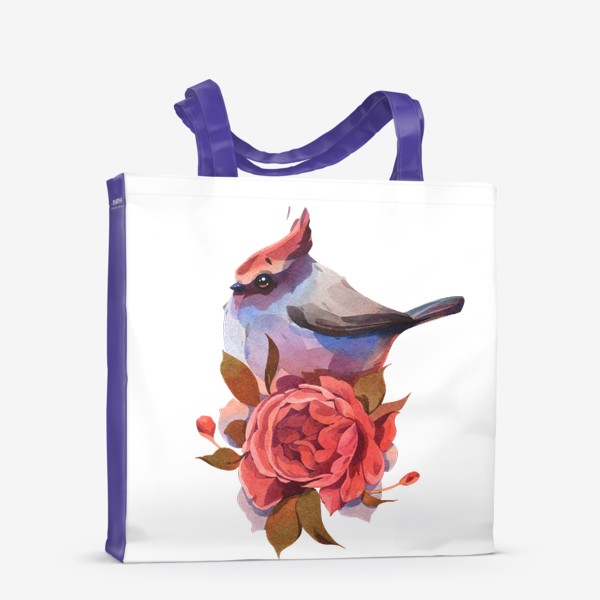 Сумка-шоппер «синяя птица»