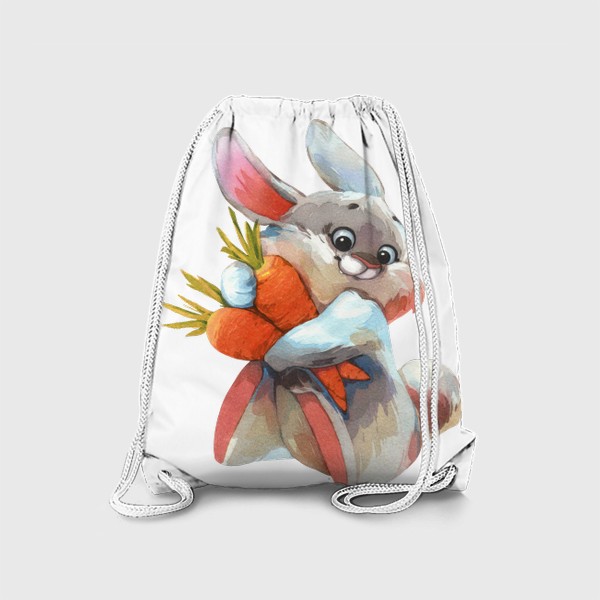 Рюкзак «кролик с морковками»