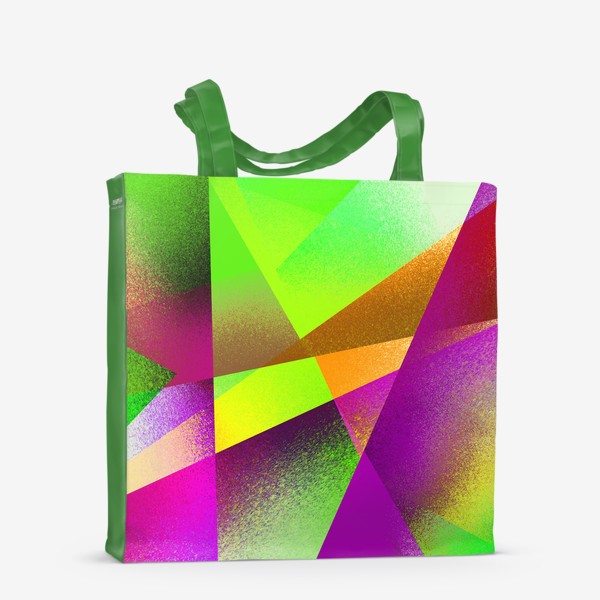 Сумка-шоппер &laquo;Яркая геометрическая разноцветная композиция&raquo;
