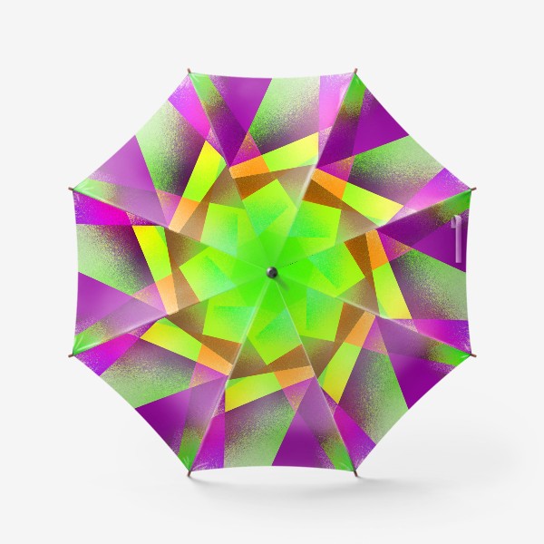 Зонт «Яркая геометрическая разноцветная композиция»