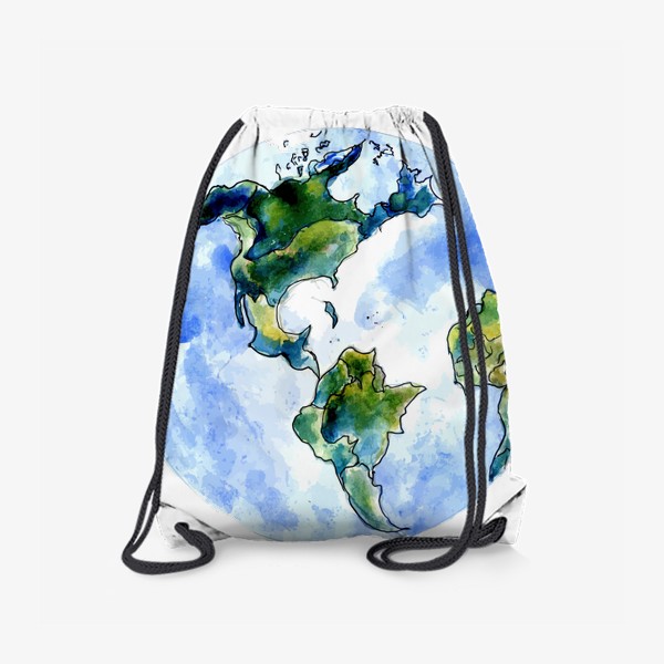 Рюкзак «Планета Земля рисунок»
