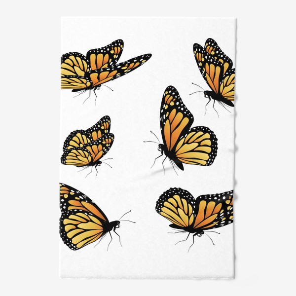 Полотенце &laquo;Порхающие бабочки Монархи&raquo;