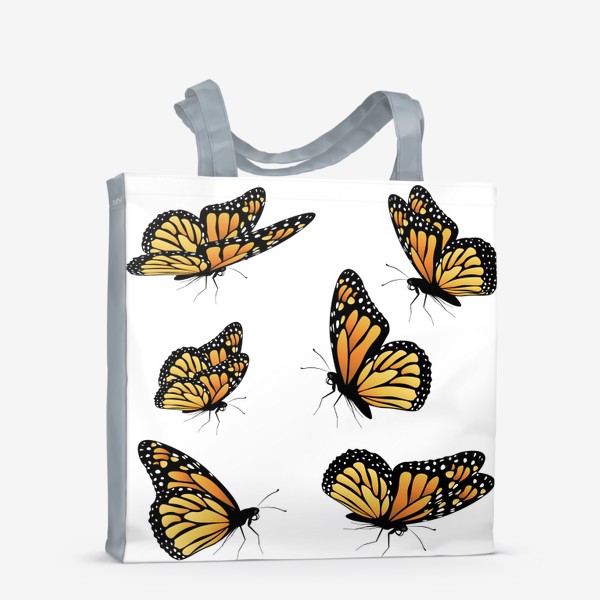 Сумка-шоппер «Порхающие бабочки Монархи»