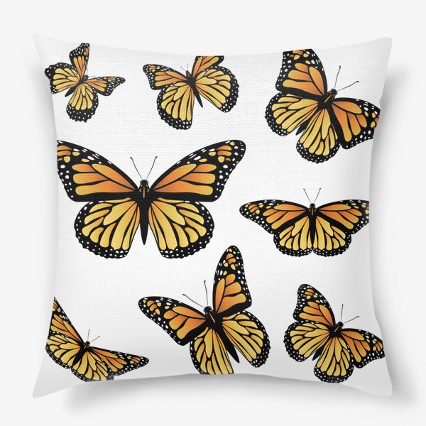 Подушка «Бабочки Монархи»