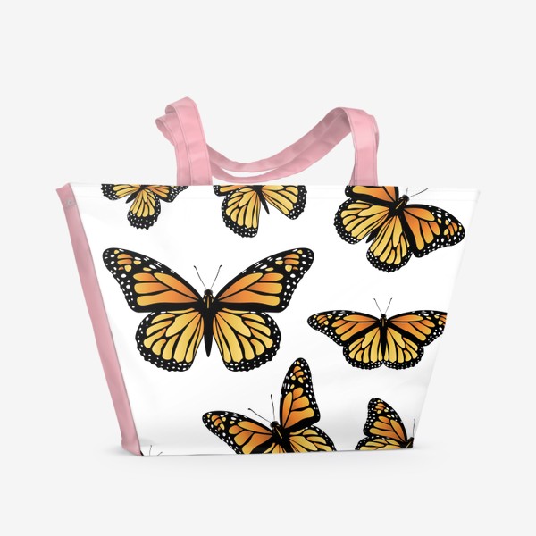 Пляжная сумка «Бабочки Монархи»