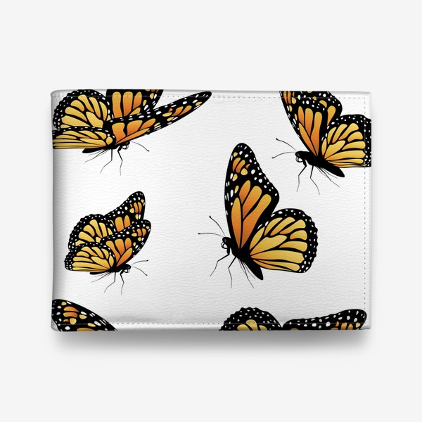 Кошелек «Порхающие бабочки Монархи»