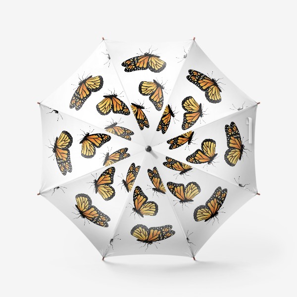 Зонт «Порхающие бабочки Монархи»