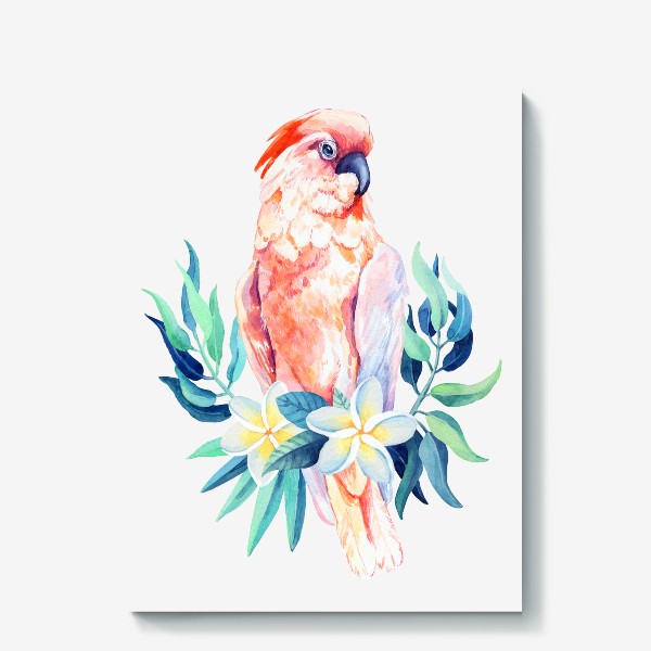 Холст «Тропический попугай»