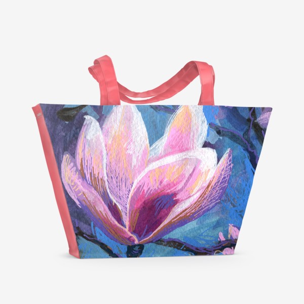 Пляжная сумка «Magnolia. Sketch»