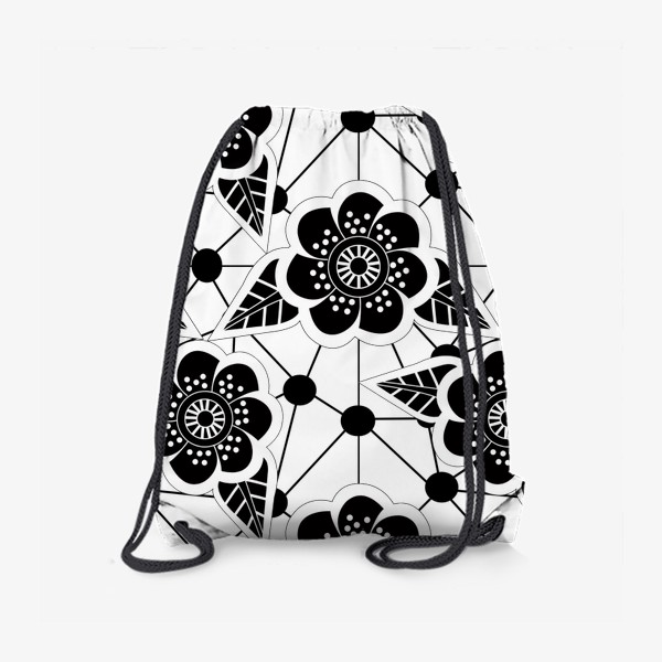 Рюкзак «Узоры из цветов»