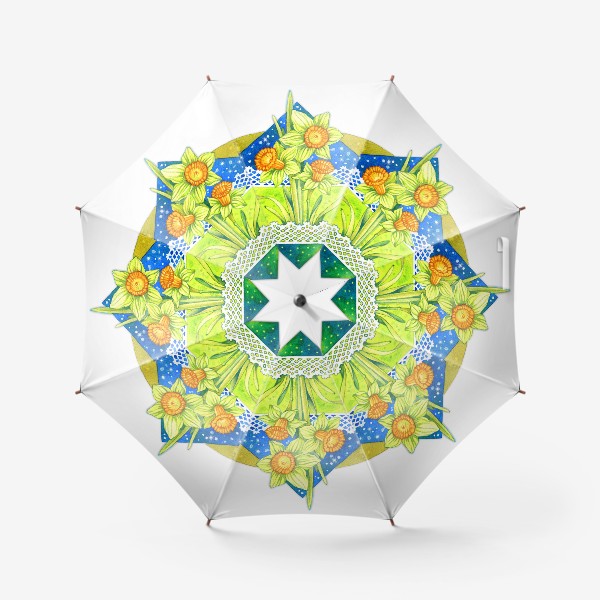 Зонт «Цветы Нарциссы»