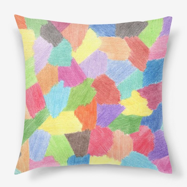 Подушка «Разноцветные кусочки»