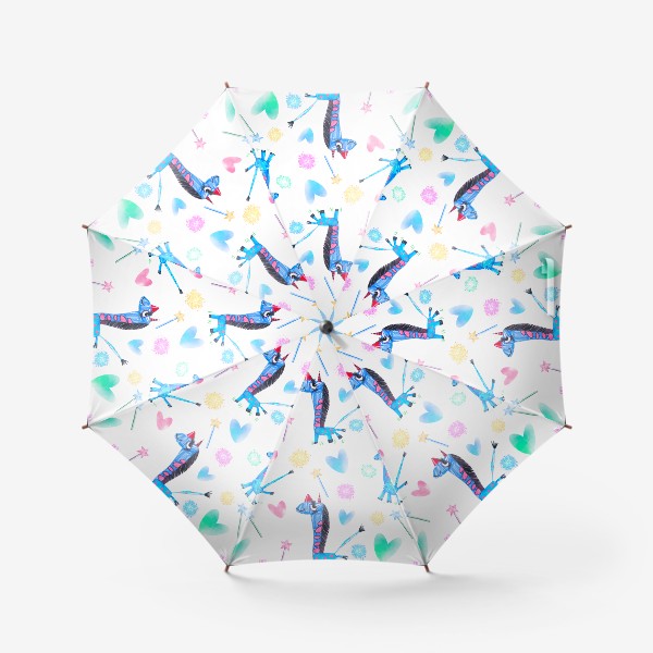Зонт «Весёлые единороги»