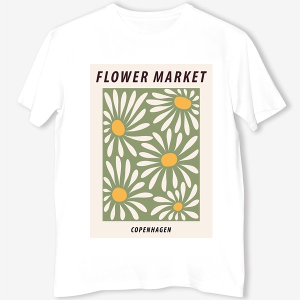 Футболка «Flower market Копенгаген»