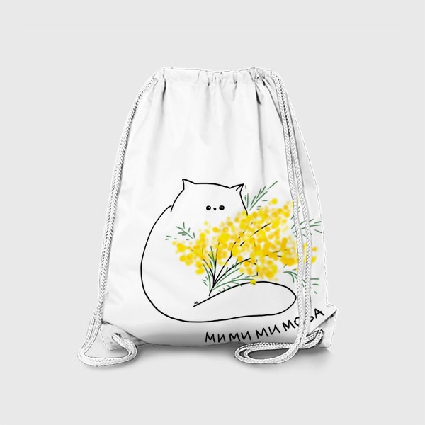 Рюкзак «Мимимимоза. Котик с цветами»