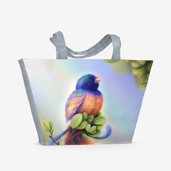 Пляжная сумка &laquo;Птица счастья&raquo;