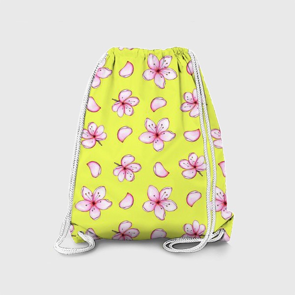 Рюкзак «Цветы на желтом»