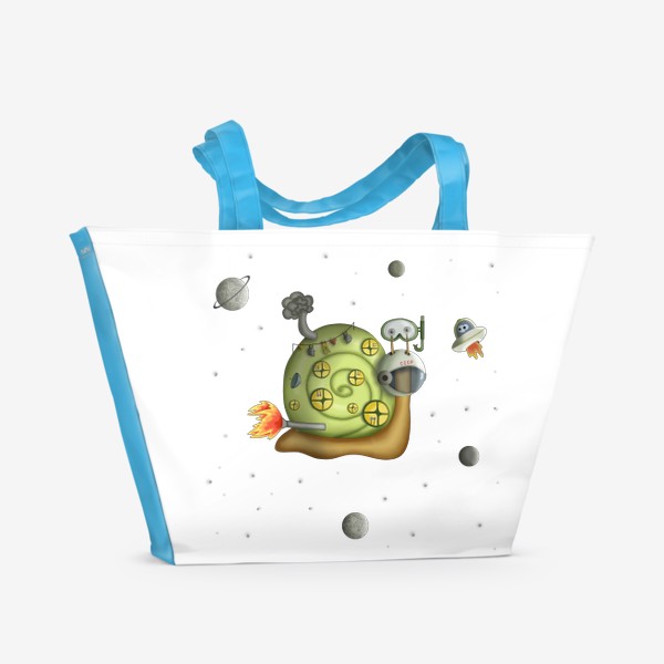 Пляжная сумка «Astrosnail»