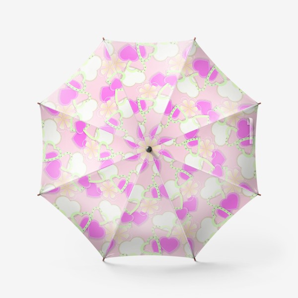 Зонт «Сердечек много не бывает»