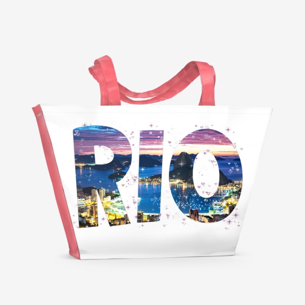 Пляжная сумка «Рио. Бразилия. Путешествие.»