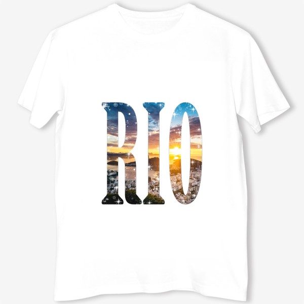 Футболка «Рио. Бразилия. Закат.»