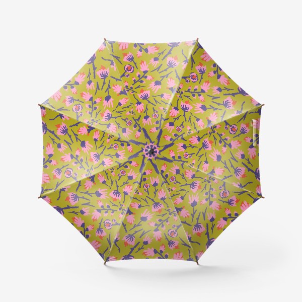 Зонт «Дикие цветы в желтом»