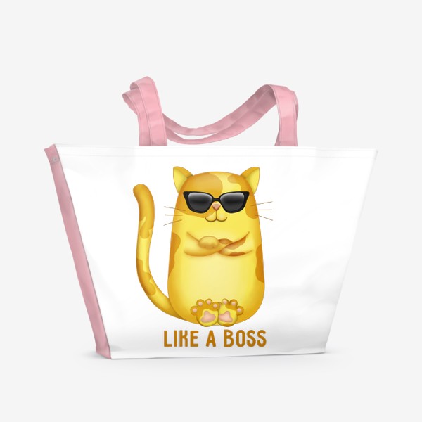 Пляжная сумка «Вусилий Like a boss»