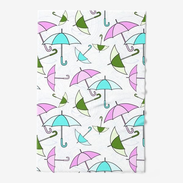 Полотенце «Пестрые зонтики»